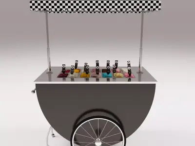 ice cream bar 3D model