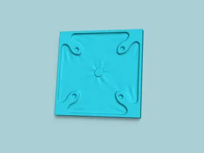 Wall Panel A11 Cloth - Interior Design Decoration 3D print model