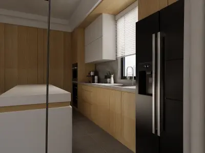 Modern Luxury kitchen 3D model