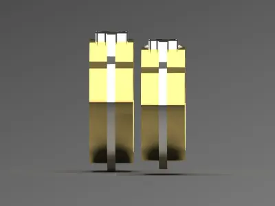 couple wedding ring cr0033 3D print model