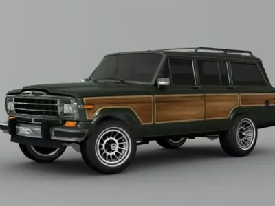 Cars Collection Package Low-poly 3D model