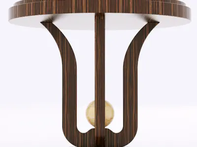 Francesco Molon T504 ROUND PERLA SMALL TABLE 3D model