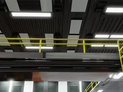 Sci - Fi Engineering Room 3D model