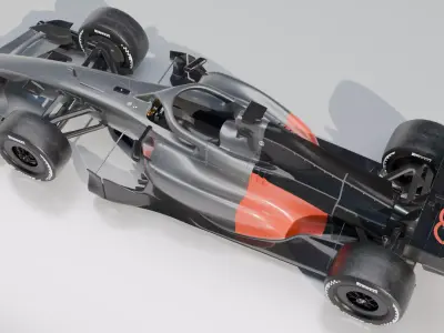 Audi Formula 1 team 2026 car 3D model