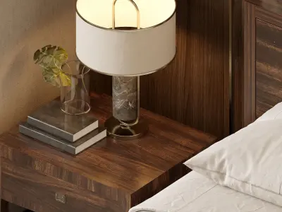  Chinese Bedroom interior 130 3D model