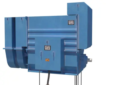 engines sludge dewatering machine 3D model