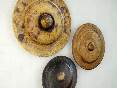 19th C Bronze Gongs 3D model