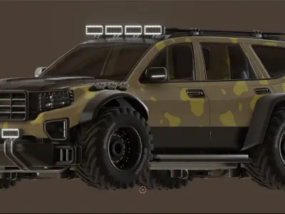 KIA Mohave Offroad Custom Exterior Only 3D model