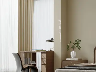  Bedroom interior 106 3D model