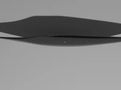 Slalom Canoe - Vajda Demon 4 3D model