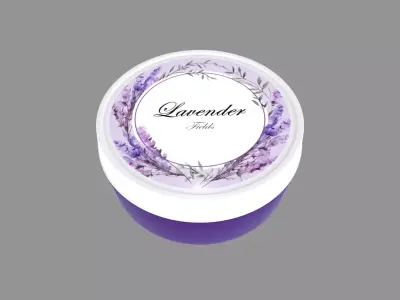 Car Air Freshener - Lavender Fields 3D model