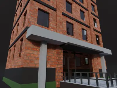 American building 3D model