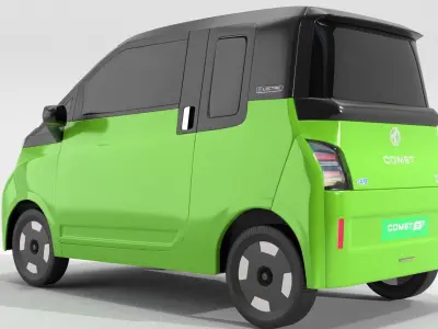 MG Comet Electrick Car Green 3D model