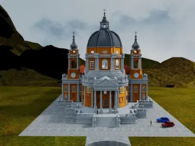 BASILICA di SUPERGA TURIN 3D model