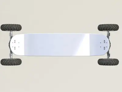 MOUNTAIN SKATE BOARD 3D model