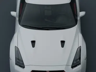 Dark Light Scene Low-poly 3D model