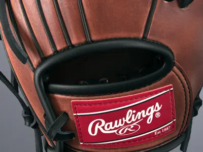 Baseball Glove 3D model