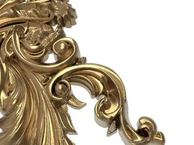 decorative pattern ready for 3D printing 3D model