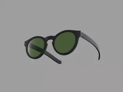 Sunglass for game engines Low-poly 3D model