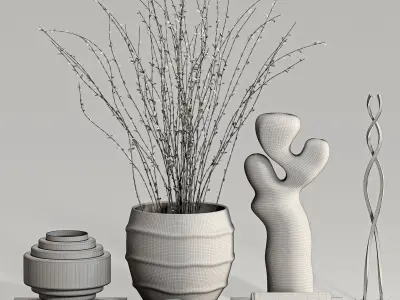 Decorative set 24 3D model