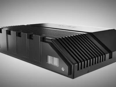 Amplifier sony car audio Low-poly 3D model