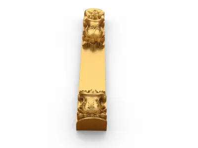Classic carved decor ornament 483 3D print model