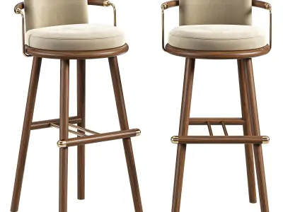 DARLA BAR CHAIR 3D model