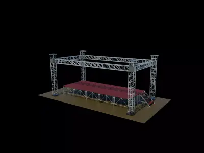 rigging Stage  3D model