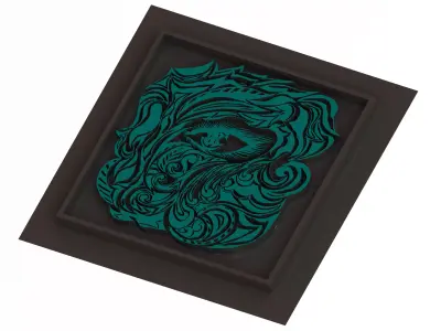 3D Art Surface Modeling - Catch Eyes 3D model