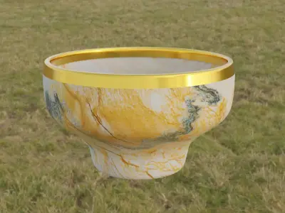 Marble Decoration Piece Free 3D model