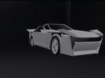 Modified car 3D model