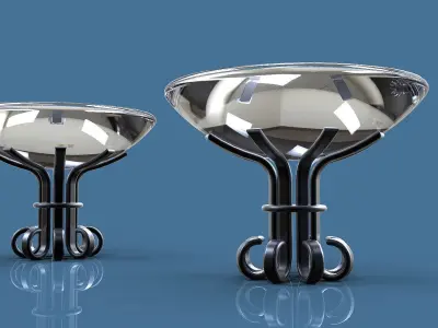 Contemporary stools Free 3D model