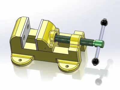 BENCH VICE BIG 3D print model