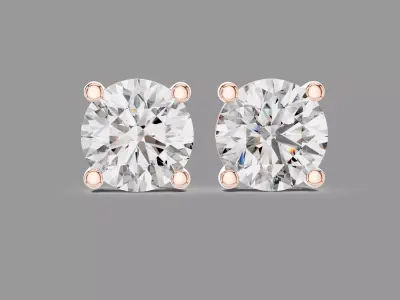 Diamond Earrings  3D print model