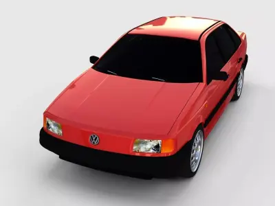 Volkswagen Passat B3 rev 3D model