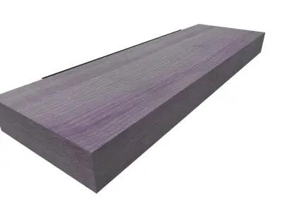 Hanging wooden tray 3D model