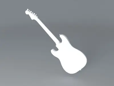 Fender Stratocaster guitar Free 3D model buy