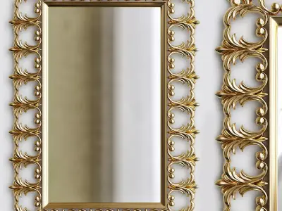 Classic frames mirror 3D model