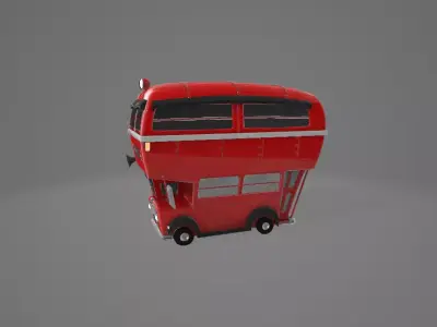 3d bus london double decker 3D model
