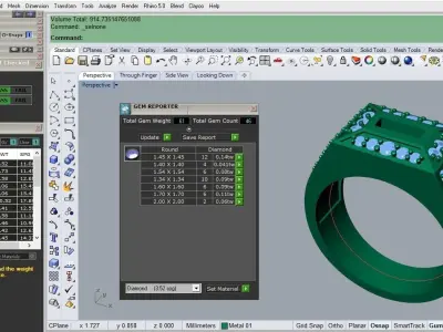 man ring 3D print model