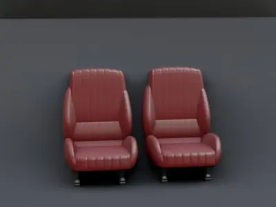 VINTAGE SEAT 26M-S5CC 3D print model