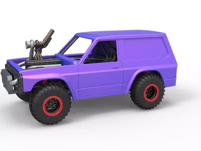 Uphill Sand Racing Dragster Version 2 Scale 1 to 25 3D print model