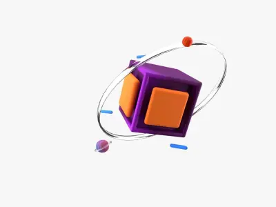 3 D Cube 3D model
