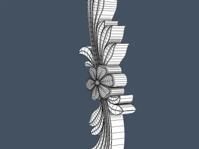 Decorative Scroll 3D model 3