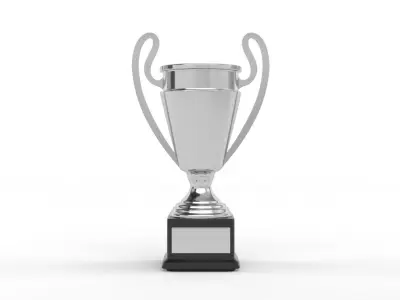 Cups Trophy 3D model 22