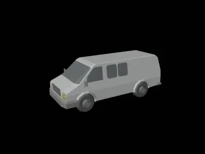 Car pack Low-poly 3D model