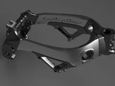 APRILIA RSV4 FRAME TELAIO  3D print model