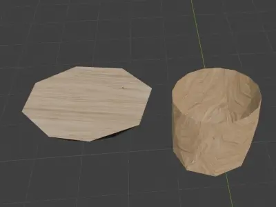 Barrel V3 Very Low Poly Free low-poly 3D model