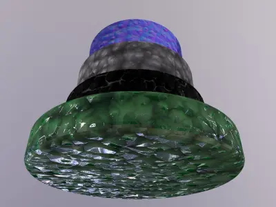 fourwanpis three tier cake Free low-poly 3D model