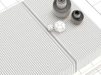 Living Room Set 3D model buy